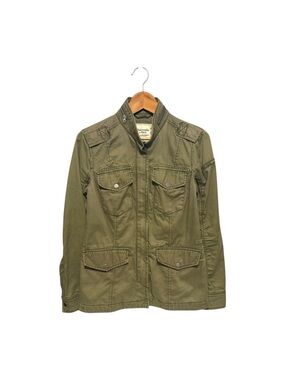 Abercrombie & Fitch Khaki Green Utility Jacket size Medium